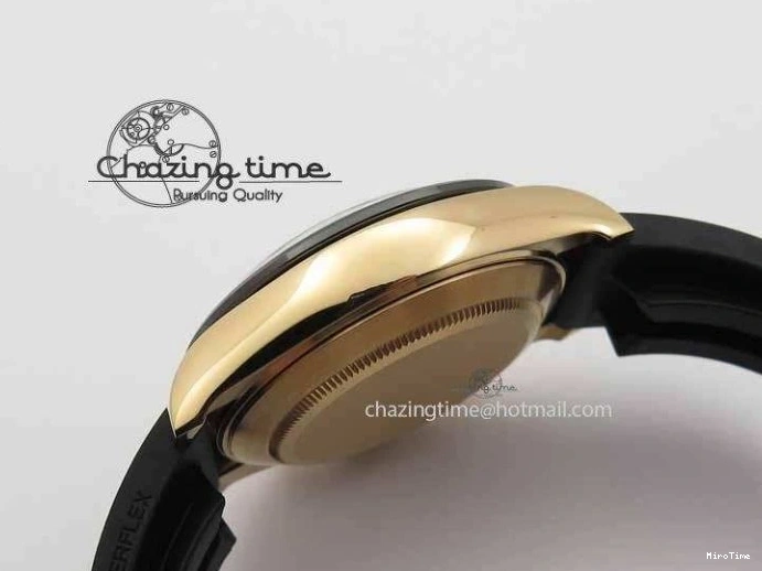 MiroTime 0316 RelaxedFit Daytona 116515 Noob 1:1 Best Edition Rose Gold Dial On Black Rubber Strap A7750(Free Extra Strap) 3740